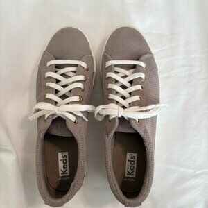 Ked's Women's Jump Kick Duo Grey Suede Platform Sneakers Size 8 1/2